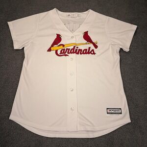 St. Louis Cardinals Holliday Jersey Womens XL White MLB Baseball 7 Made USA‎